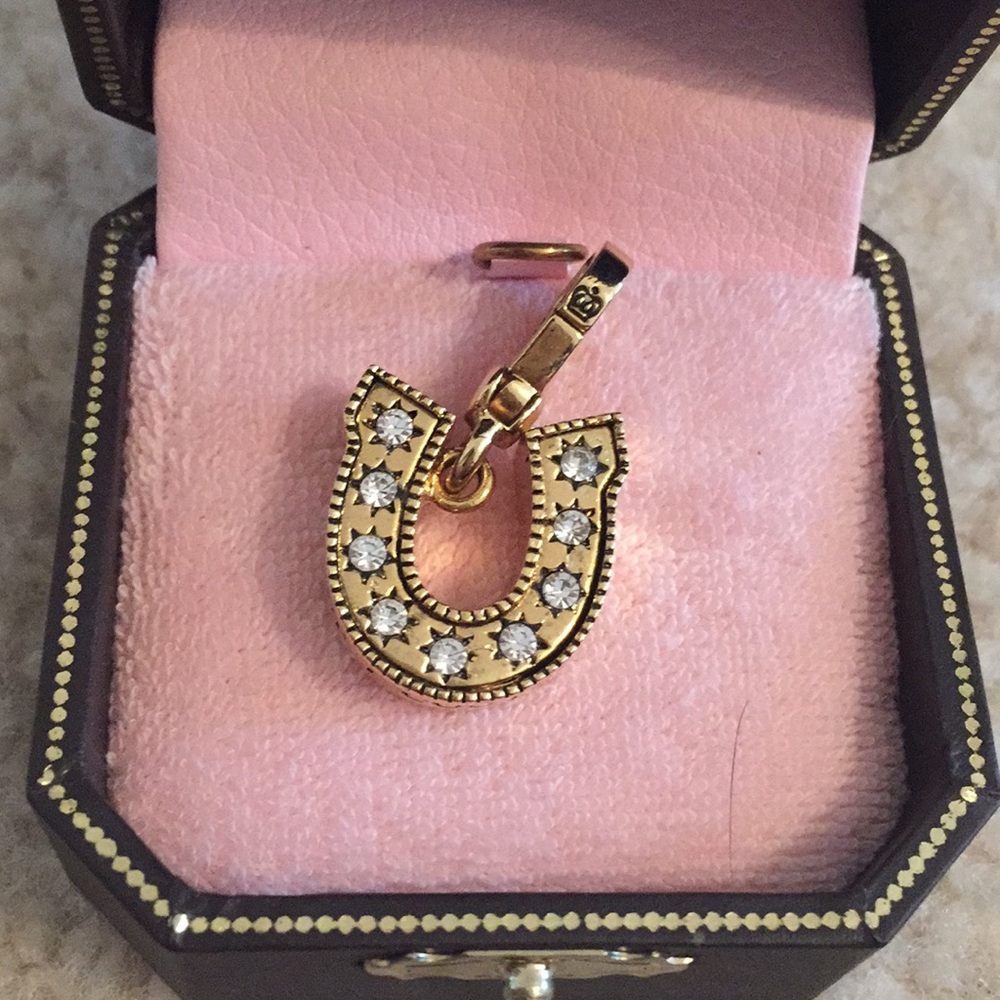 Juicy Couture double-sided horseshoe charm